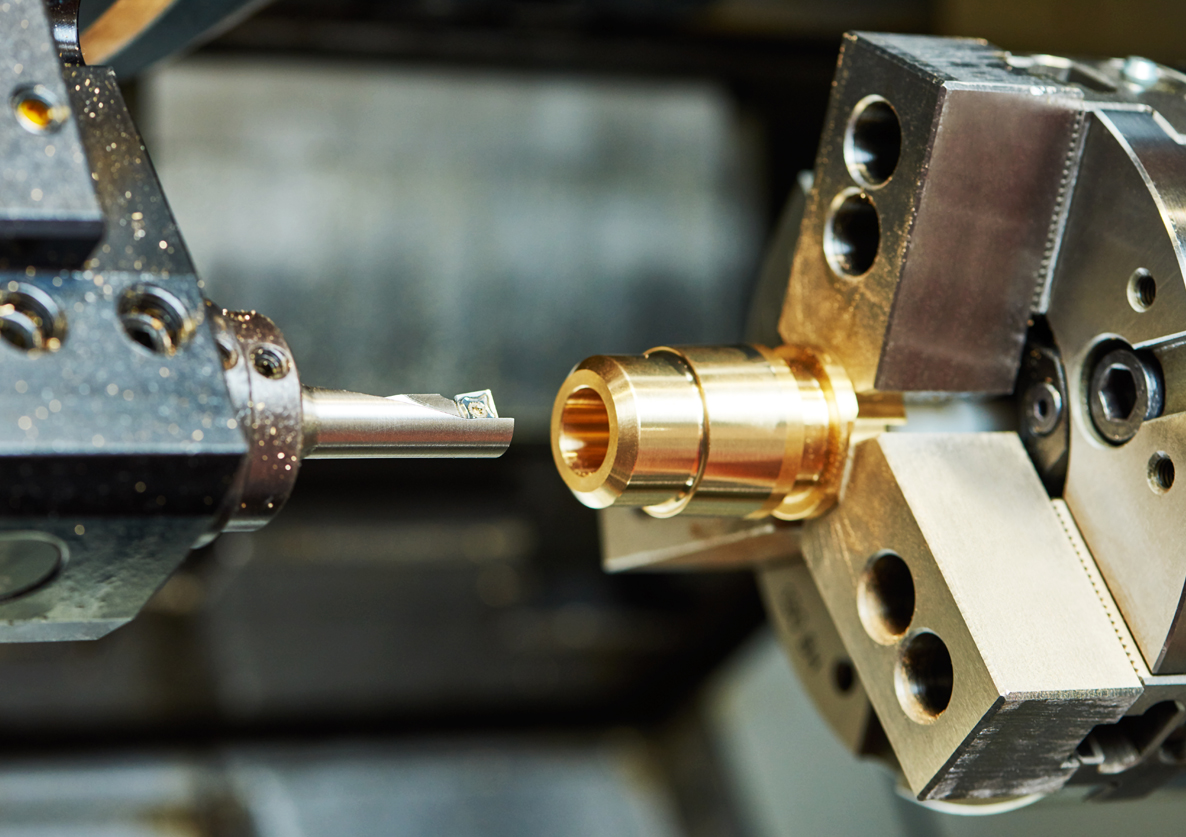 Hollow brass bars for machining