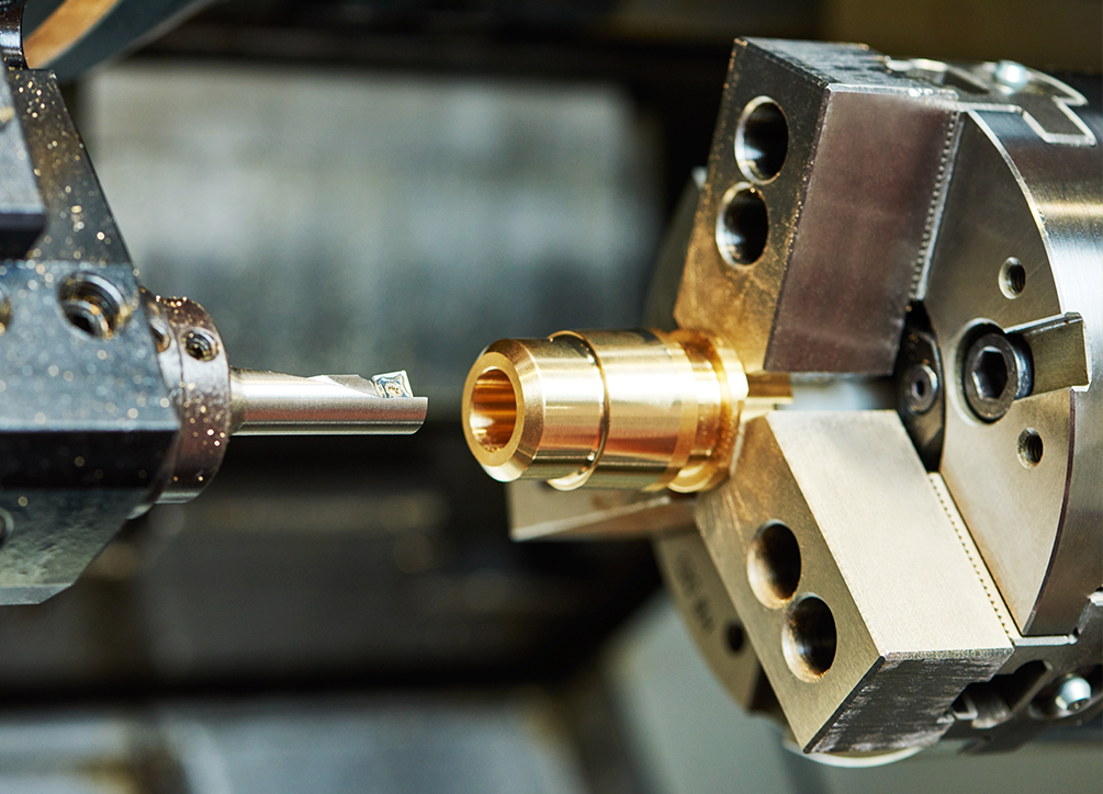 Hollow brass bars for machining